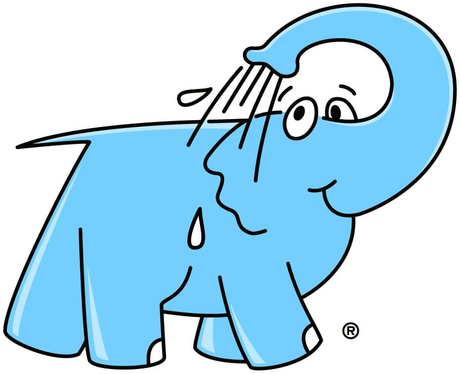 Logo Eléphant Bleu 2