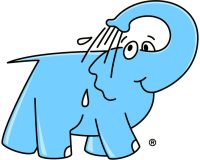Logo Eléphant Bleu 2